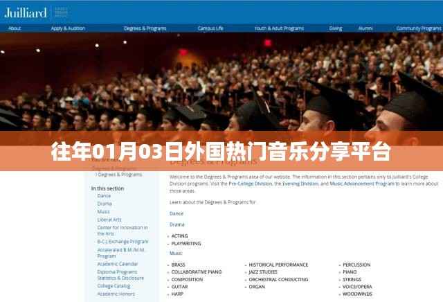 外国热门音乐分享平台概览,历年一月三日回顾