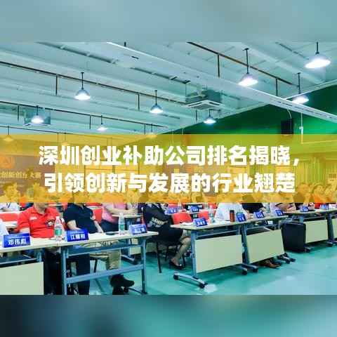 深圳创业补助公司排名揭晓，引领创新与发展的行业翘楚