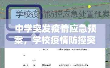 中学突发疫情应急预案,学校疫情防控突发应急方案