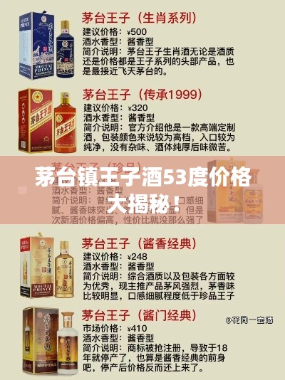 茅台镇王子酒53度价格大揭秘!